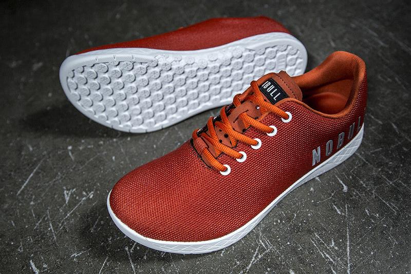 Orange Nobull Burnt Orange Men\'s Trainers | CA T1241C